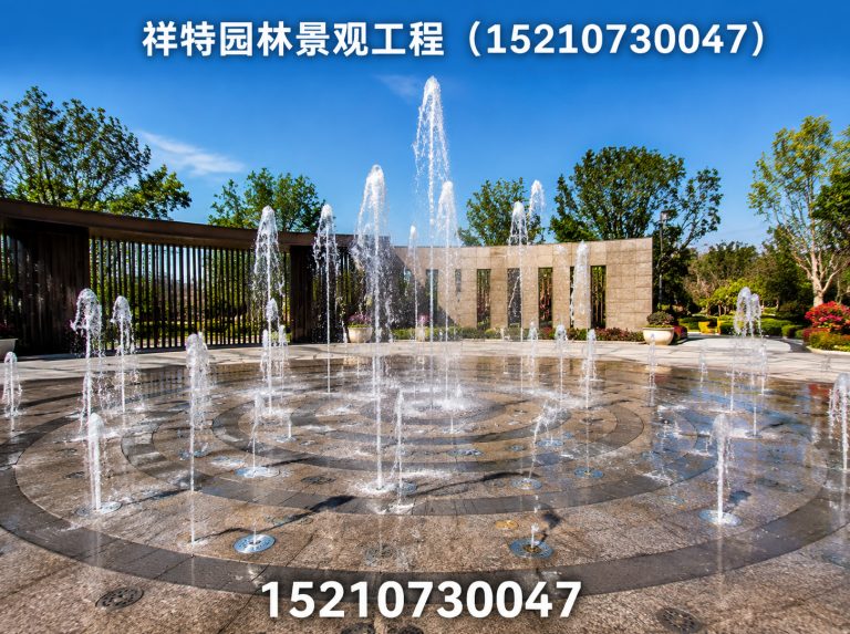 曲阳县喷泉工程展示图